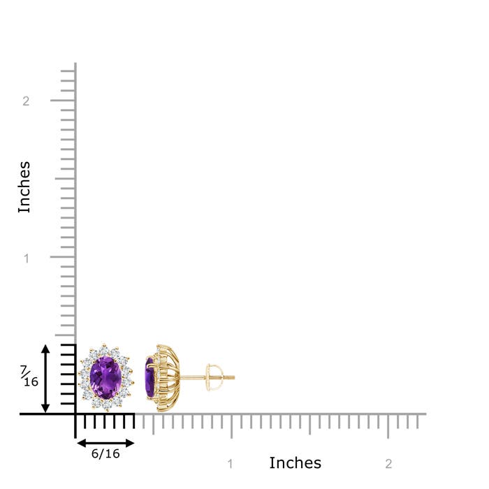 AAAA - Amethyst / 1.99 CT / 14 KT Yellow Gold