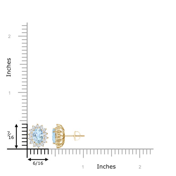 AA - Aquamarine / 1.79 CT / 14 KT Yellow Gold