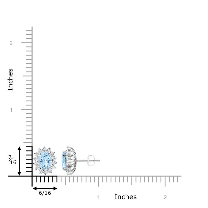 AAA - Aquamarine / 1.79 CT / 14 KT White Gold