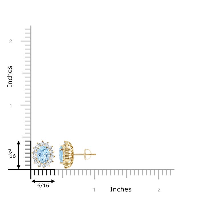 AAA - Aquamarine / 1.79 CT / 14 KT Yellow Gold