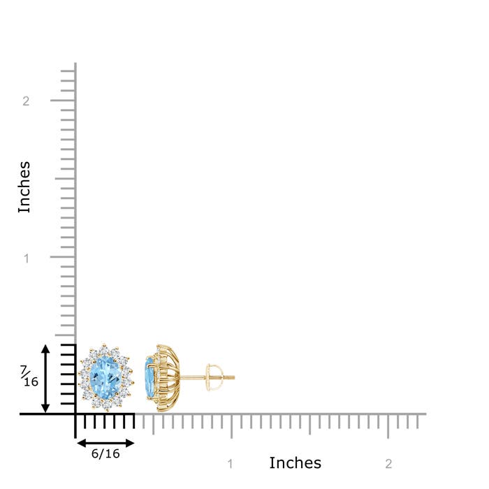 AAAA - Aquamarine / 1.79 CT / 14 KT Yellow Gold