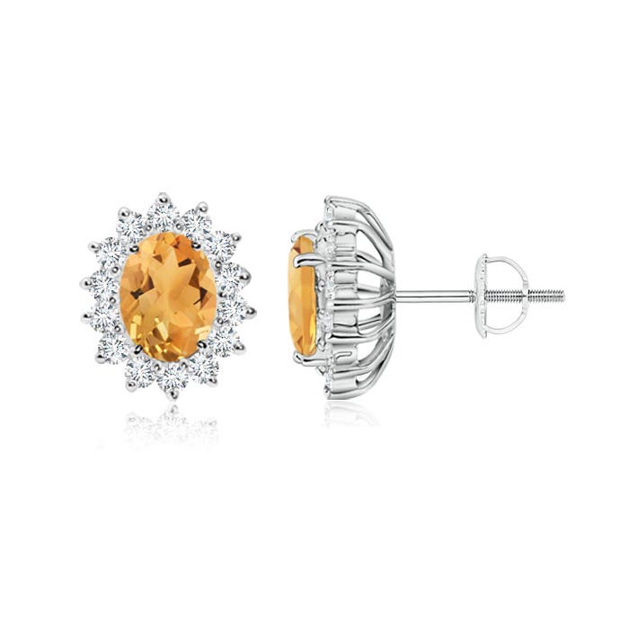 A - Citrine / 2.09 CT / 14 KT White Gold