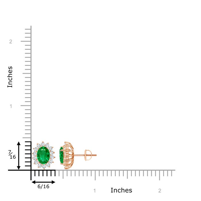 AAA - Emerald / 1.91 CT / 14 KT Rose Gold