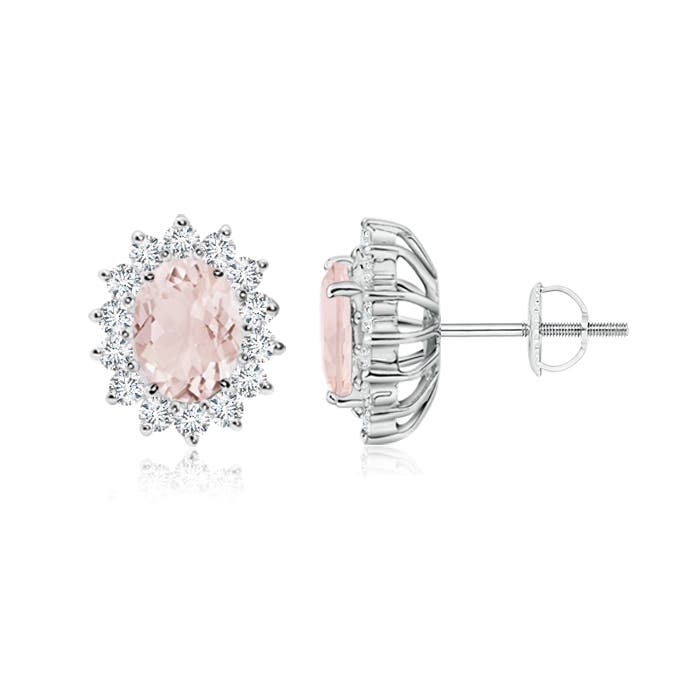 A - Morganite / 1.99 CT / 14 KT White Gold