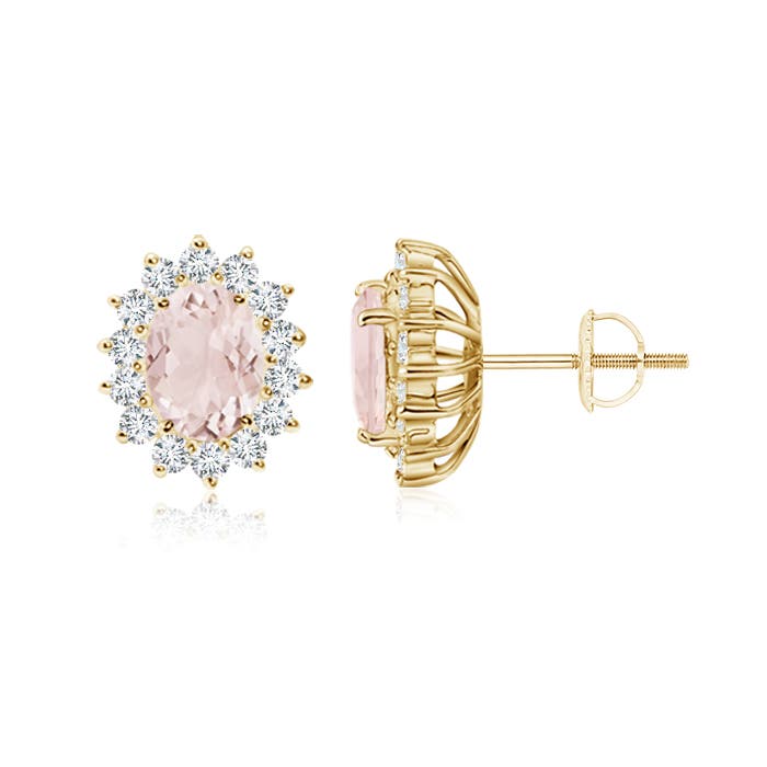 A - Morganite / 1.99 CT / 14 KT Yellow Gold