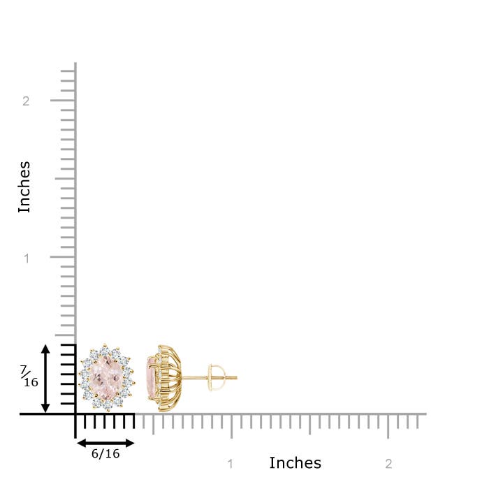 AA - Morganite / 1.99 CT / 14 KT Yellow Gold