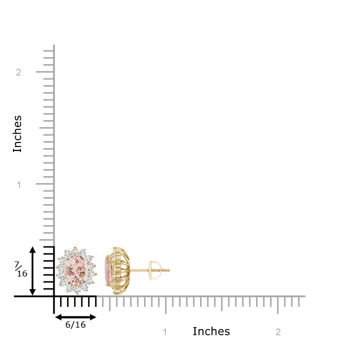 AAAA - Morganite / 1.99 CT / 14 KT Yellow Gold