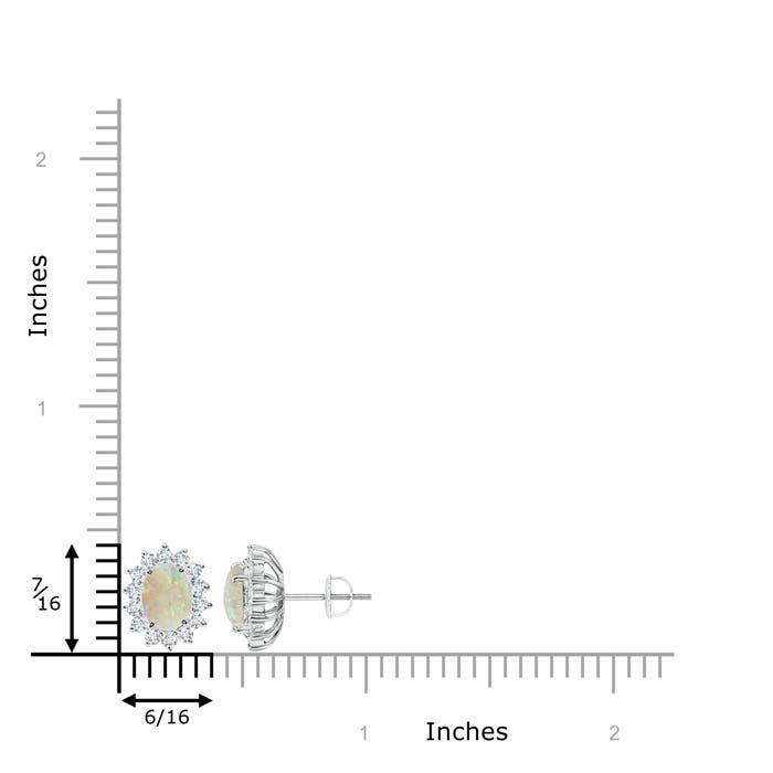 AAA - Opal / 1.49 CT / 14 KT White Gold