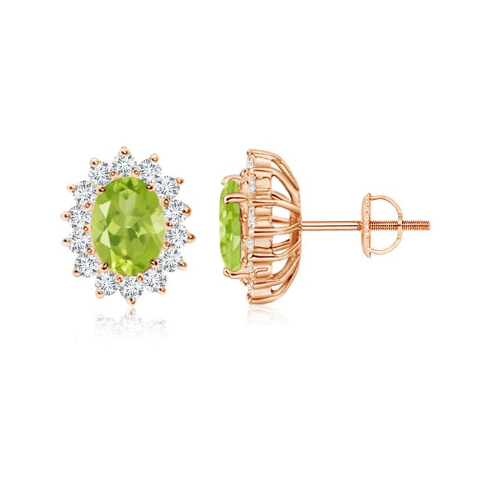 AA - Peridot / 2.29 CT / 14 KT Rose Gold