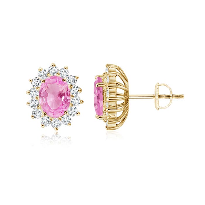 A - Pink Sapphire / 2.29 CT / 14 KT Yellow Gold