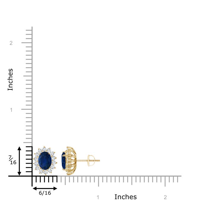 AA - Blue Sapphire / 2.29 CT / 14 KT Yellow Gold