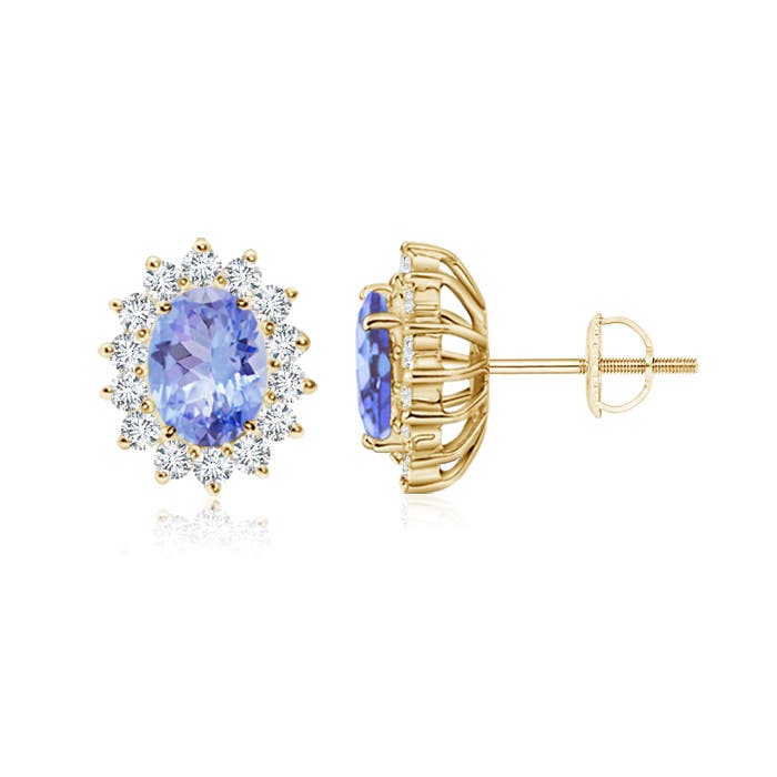 A - Tanzanite / 2.19 CT / 14 KT Yellow Gold