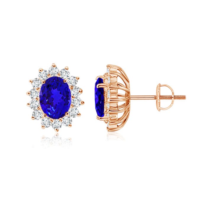 AAAA - Tanzanite / 2.19 CT / 14 KT Rose Gold