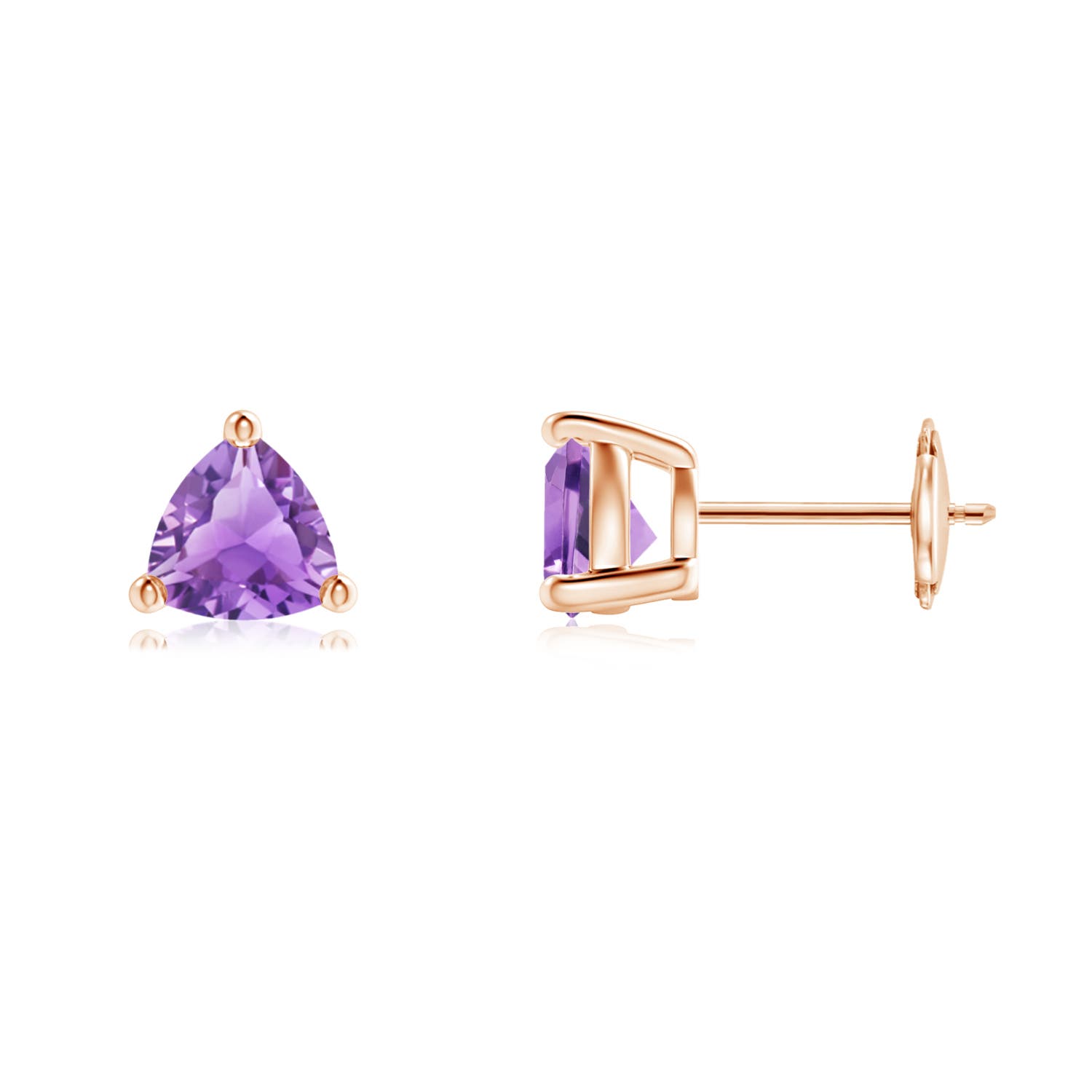 A - Amethyst / 1.4 CT / 14 KT Rose Gold