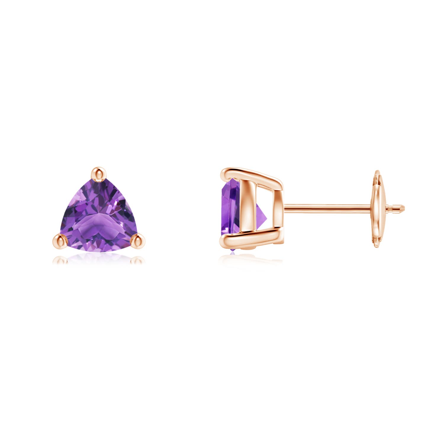 AA - Amethyst / 1.4 CT / 14 KT Rose Gold