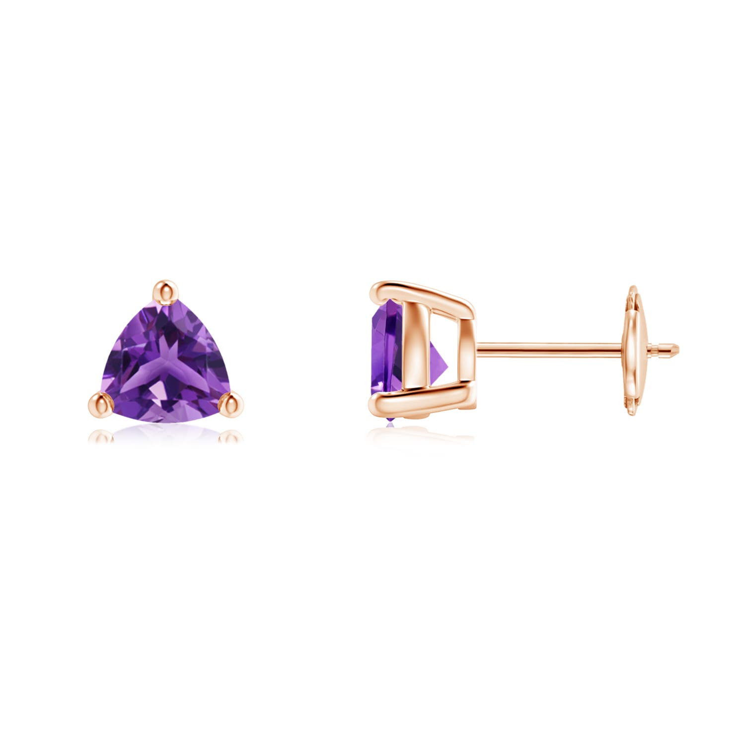 AAA - Amethyst / 1.4 CT / 14 KT Rose Gold