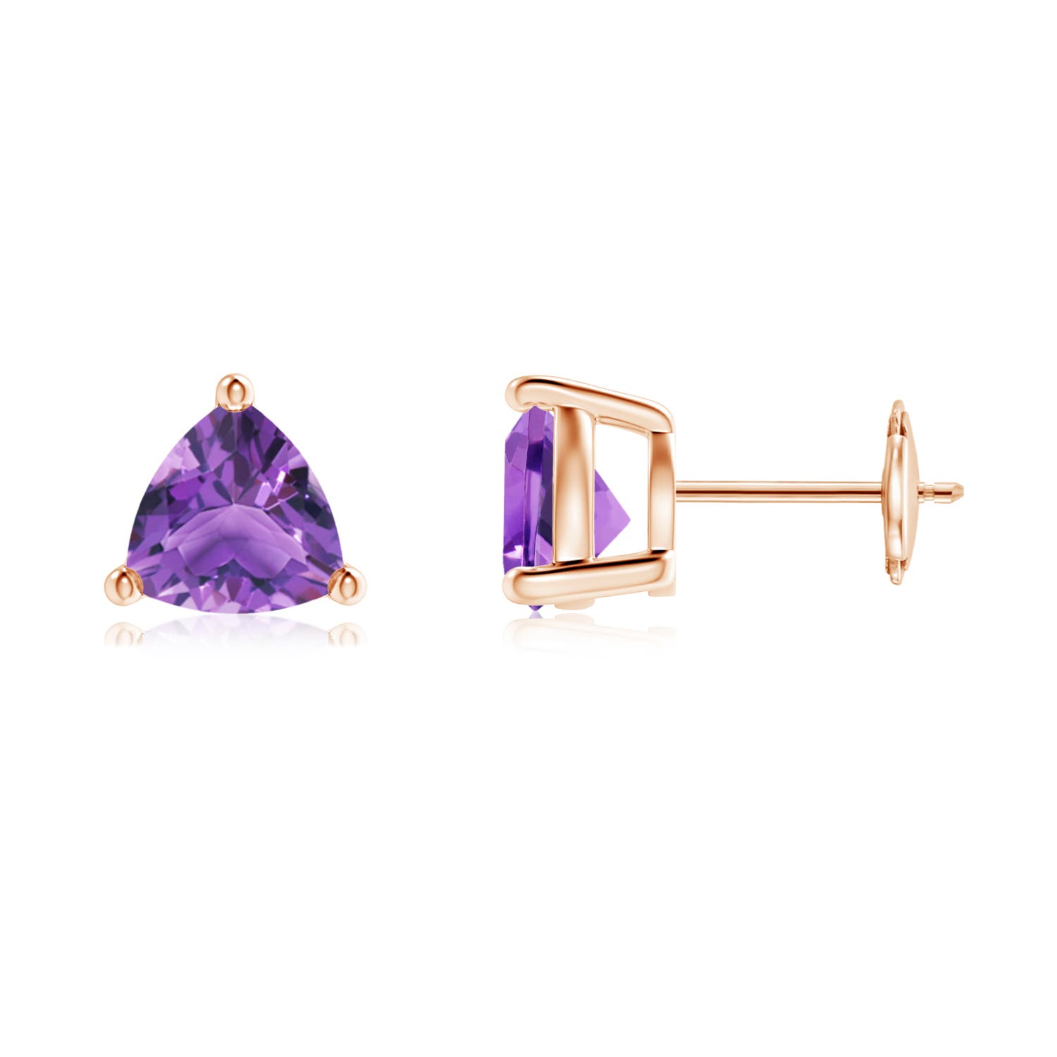 AA - Amethyst / 2.2 CT / 14 KT Rose Gold