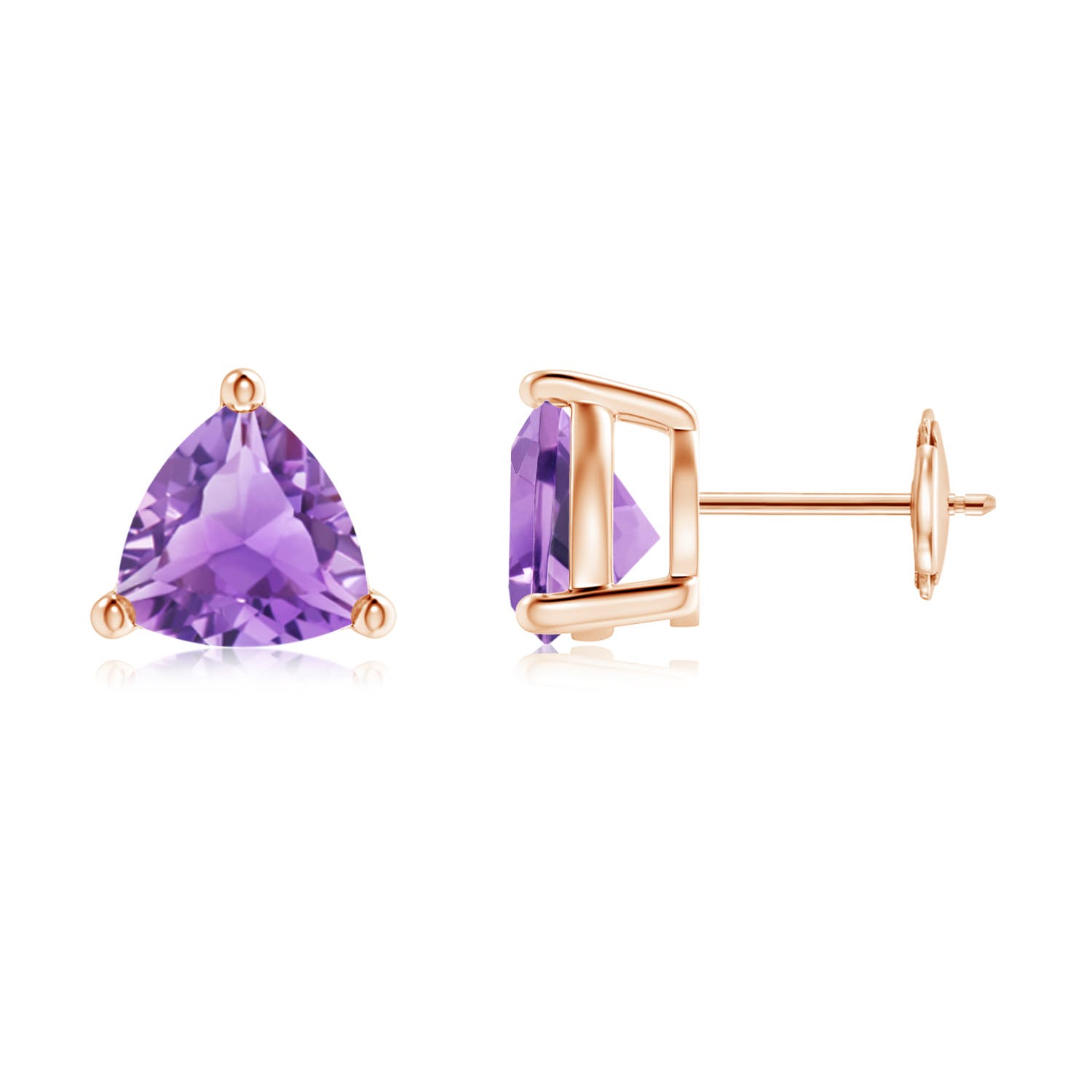 A - Amethyst / 3.2 CT / 14 KT Rose Gold