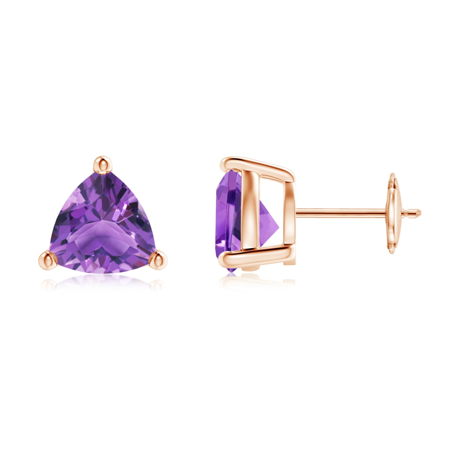 AA - Amethyst / 3.2 CT / 14 KT Rose Gold