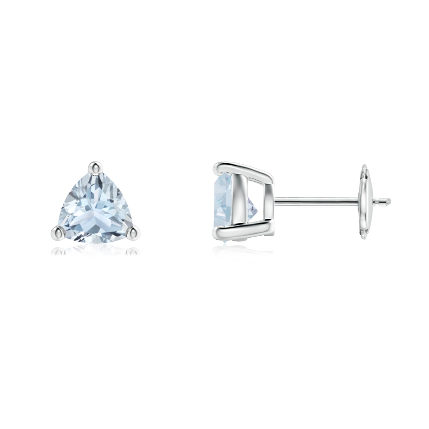 A - Aquamarine / 1.2 CT / 14 KT White Gold