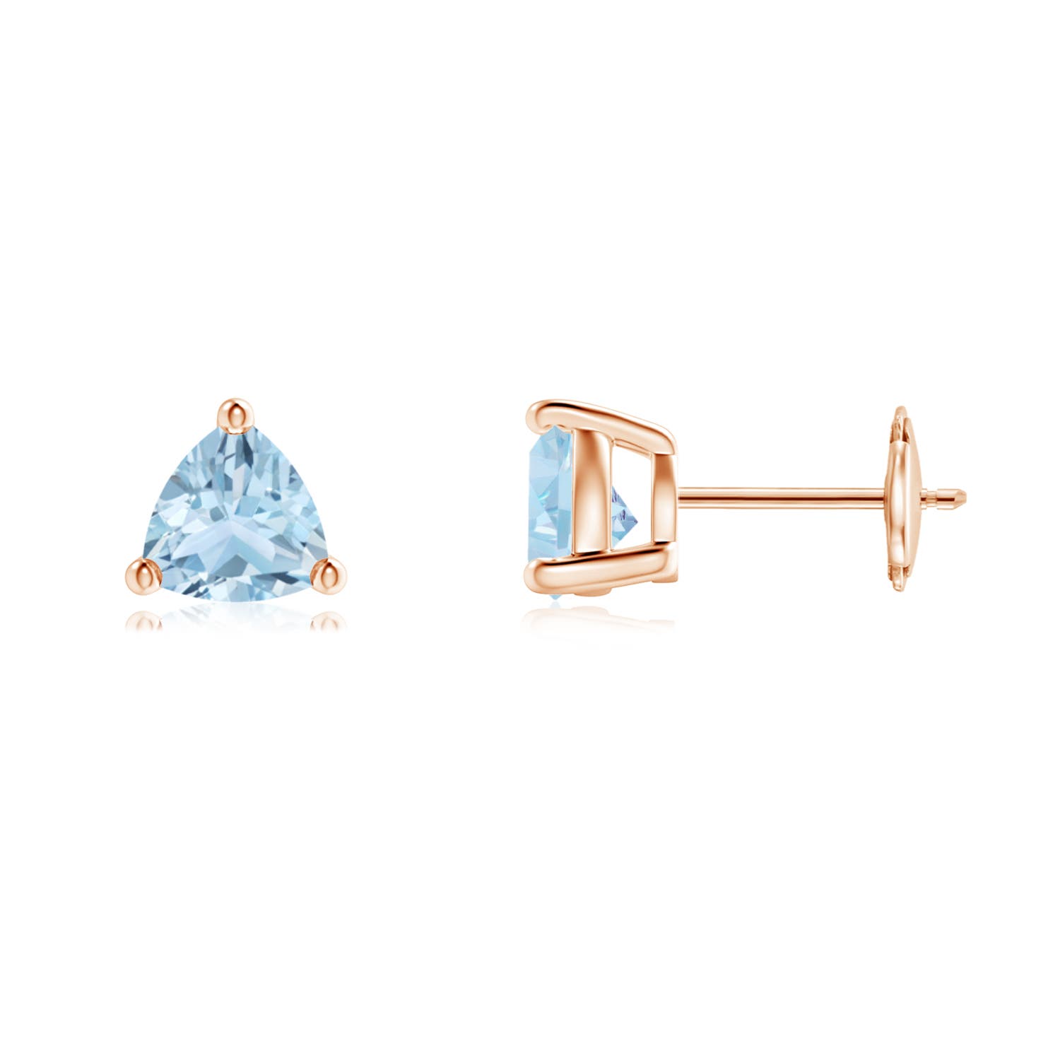 AA - Aquamarine / 1.2 CT / 14 KT Rose Gold