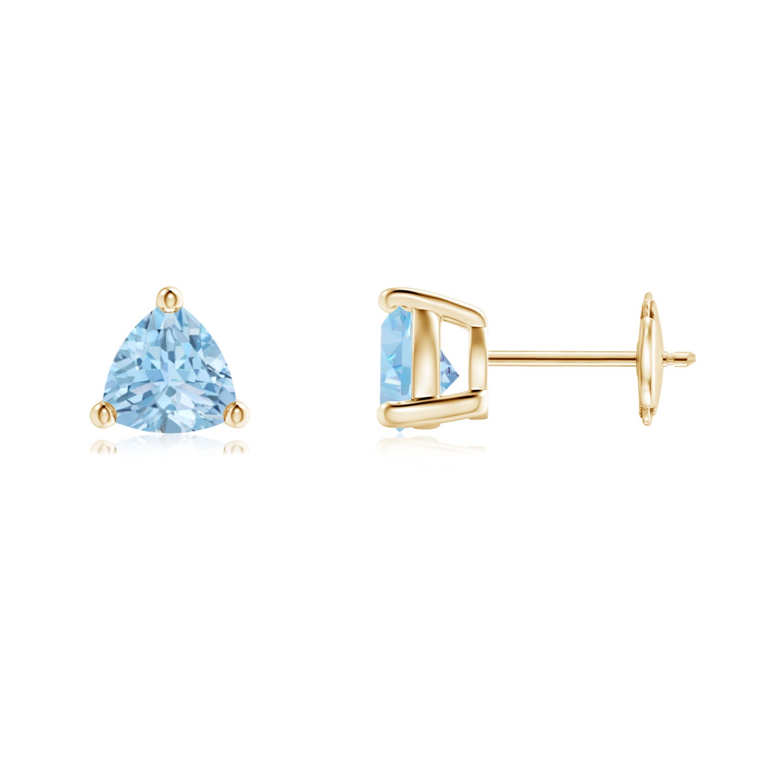 AAA - Aquamarine / 1.2 CT / 14 KT Yellow Gold