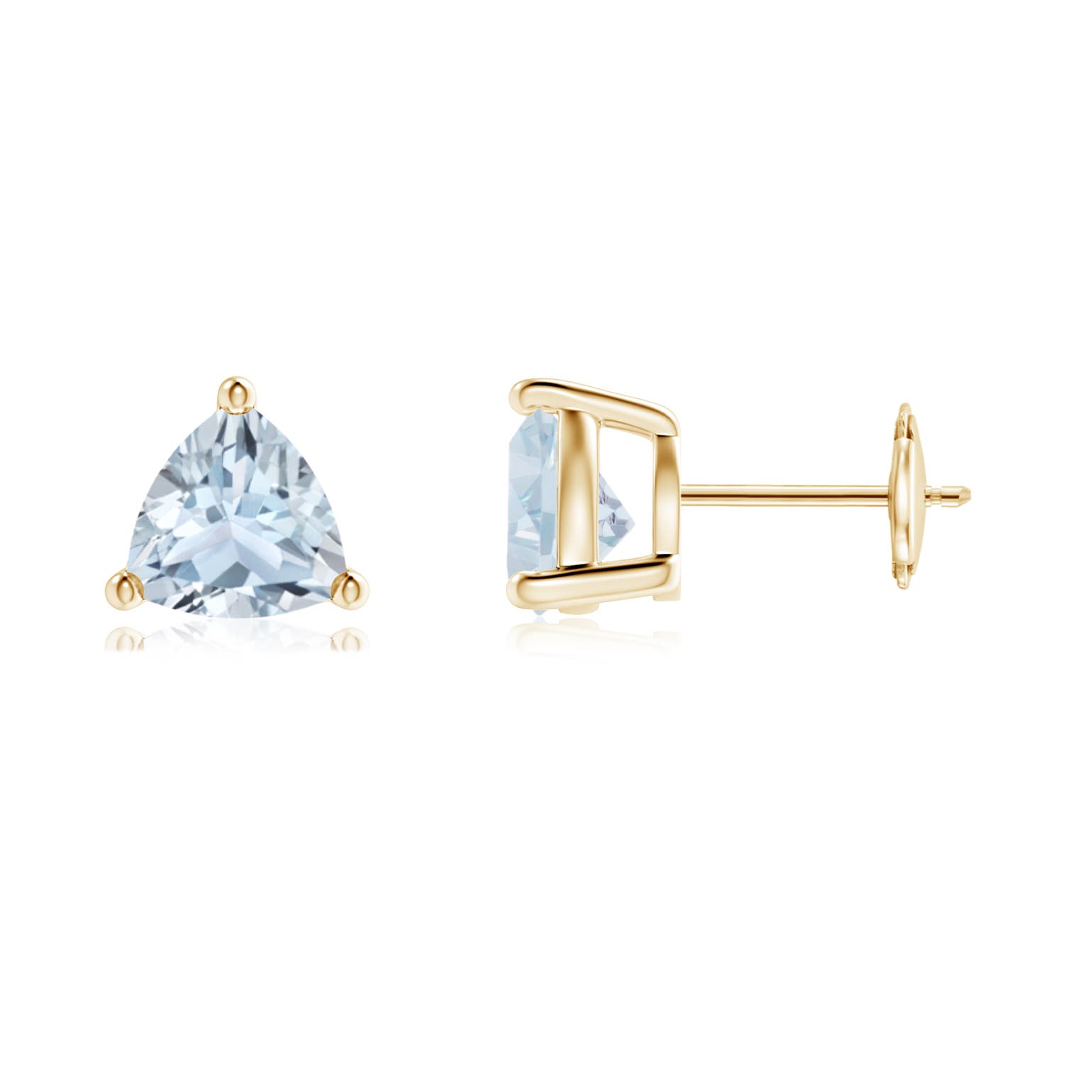 A - Aquamarine / 2 CT / 14 KT Yellow Gold