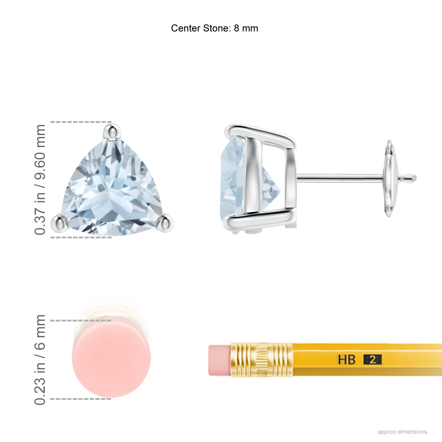 A - Aquamarine / 2.8 CT / 14 KT White Gold