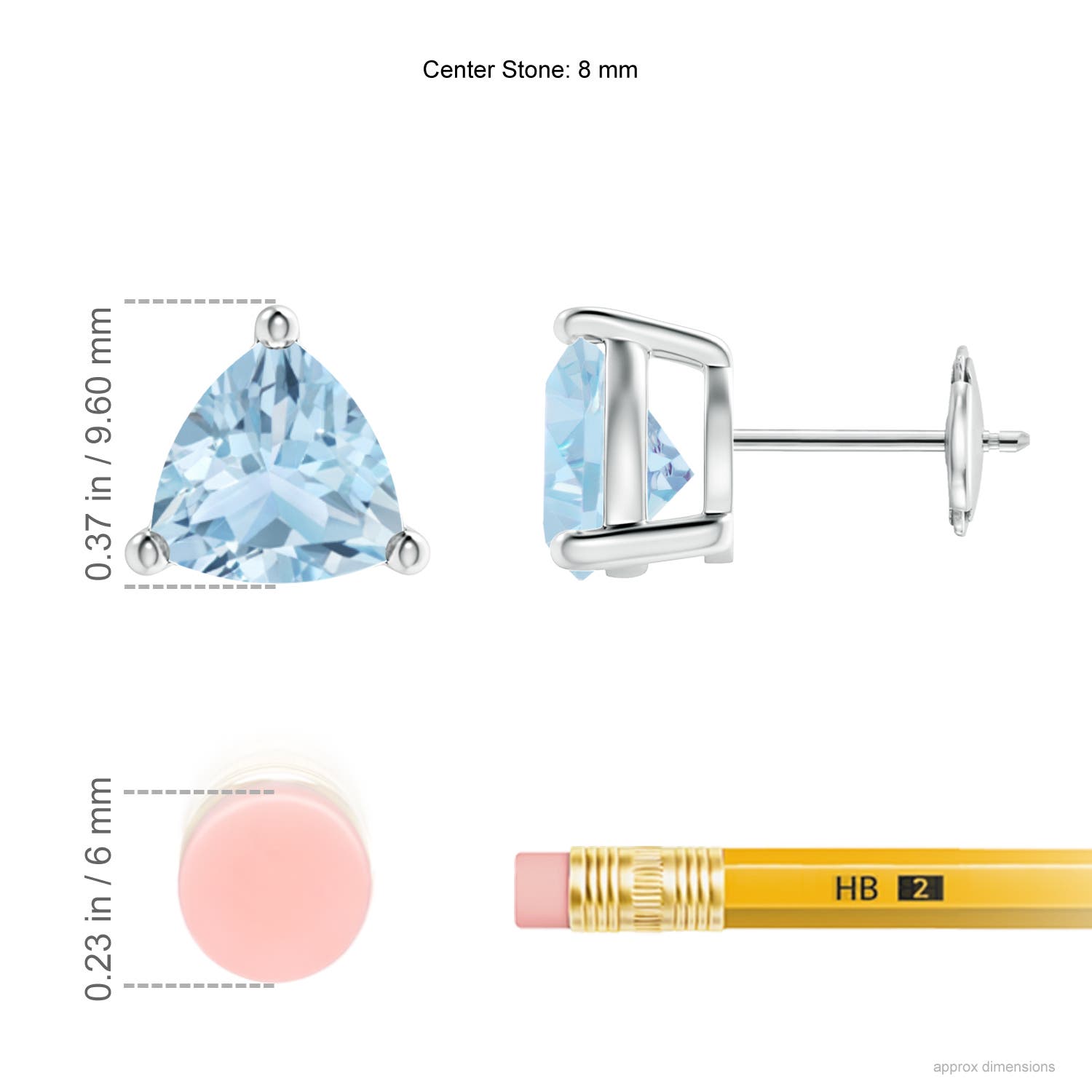 AA - Aquamarine / 2.8 CT / 14 KT White Gold