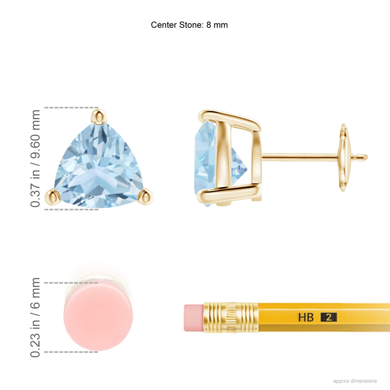 AA - Aquamarine / 2.8 CT / 14 KT Yellow Gold