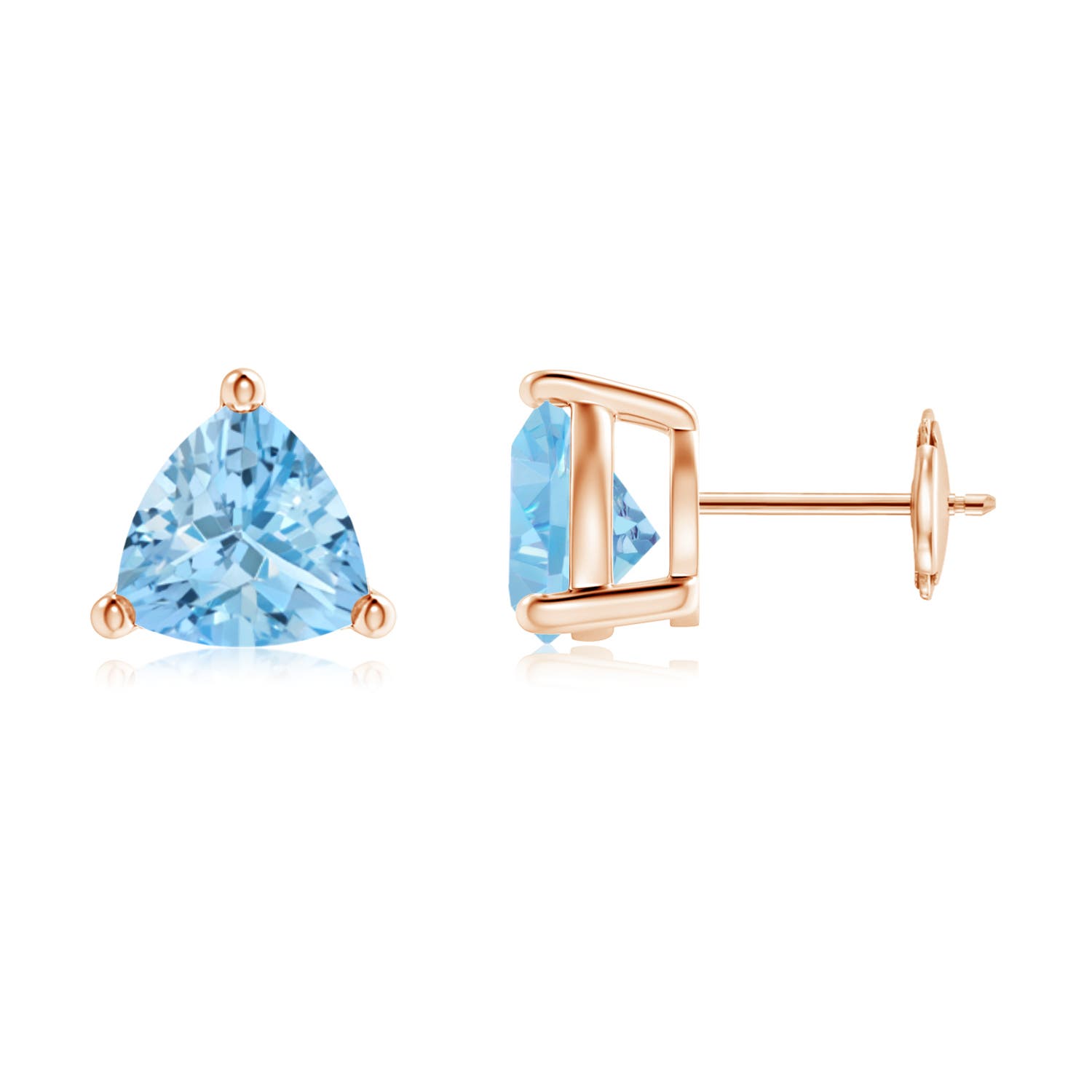 AAAA - Aquamarine / 2.8 CT / 14 KT Rose Gold