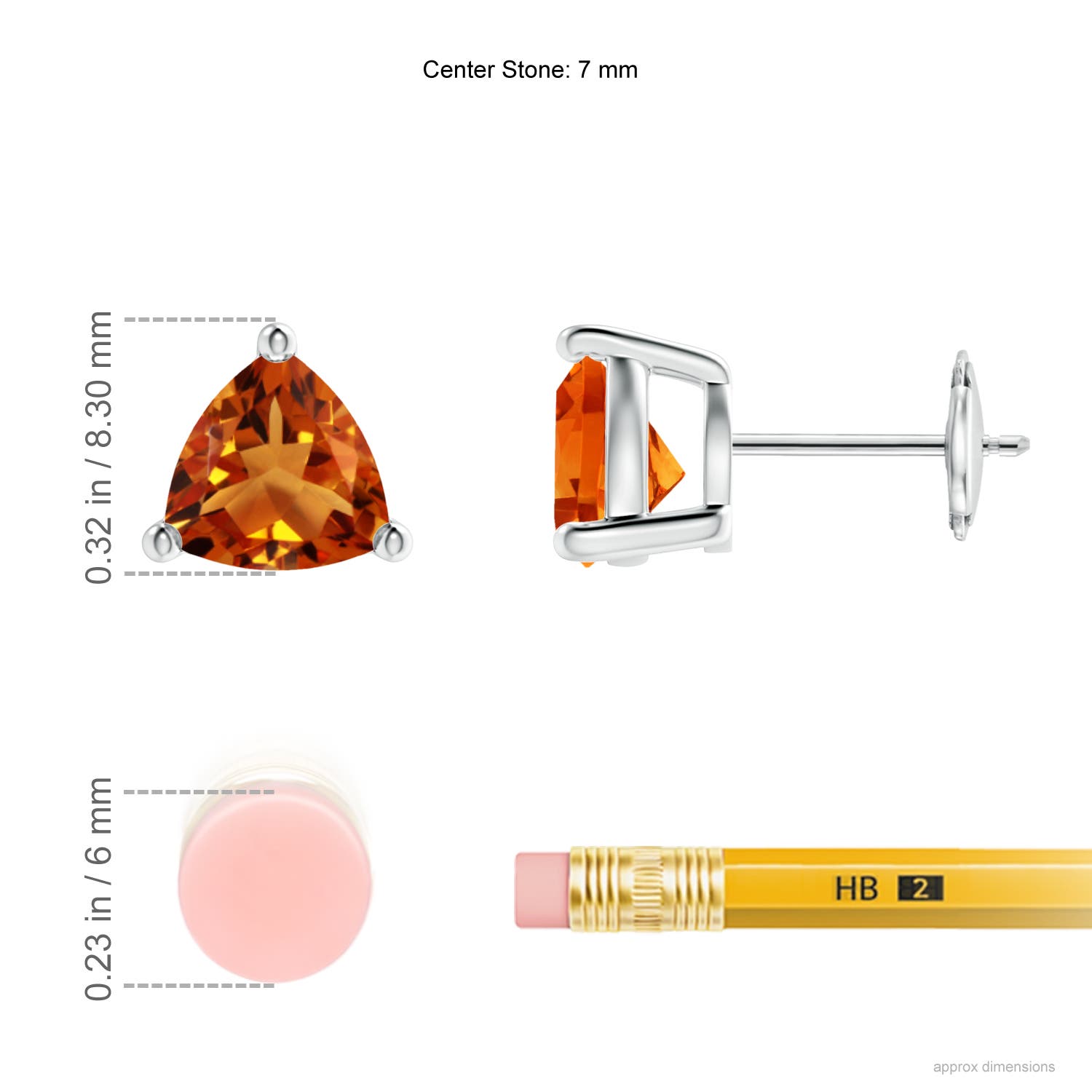 AAAA - Citrine / 1.84 CT / 14 KT White Gold