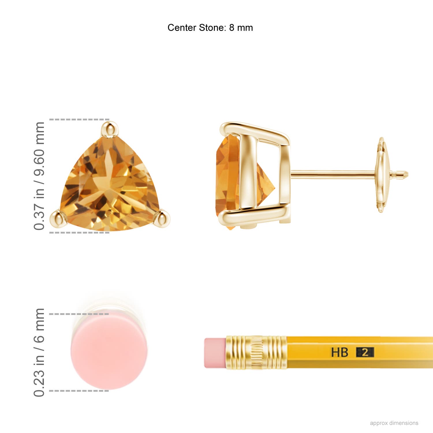 A - Citrine / 2.8 CT / 14 KT Yellow Gold