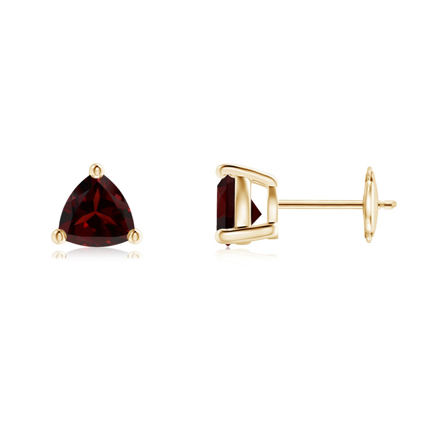 A - Garnet / 1.7 CT / 14 KT Yellow Gold