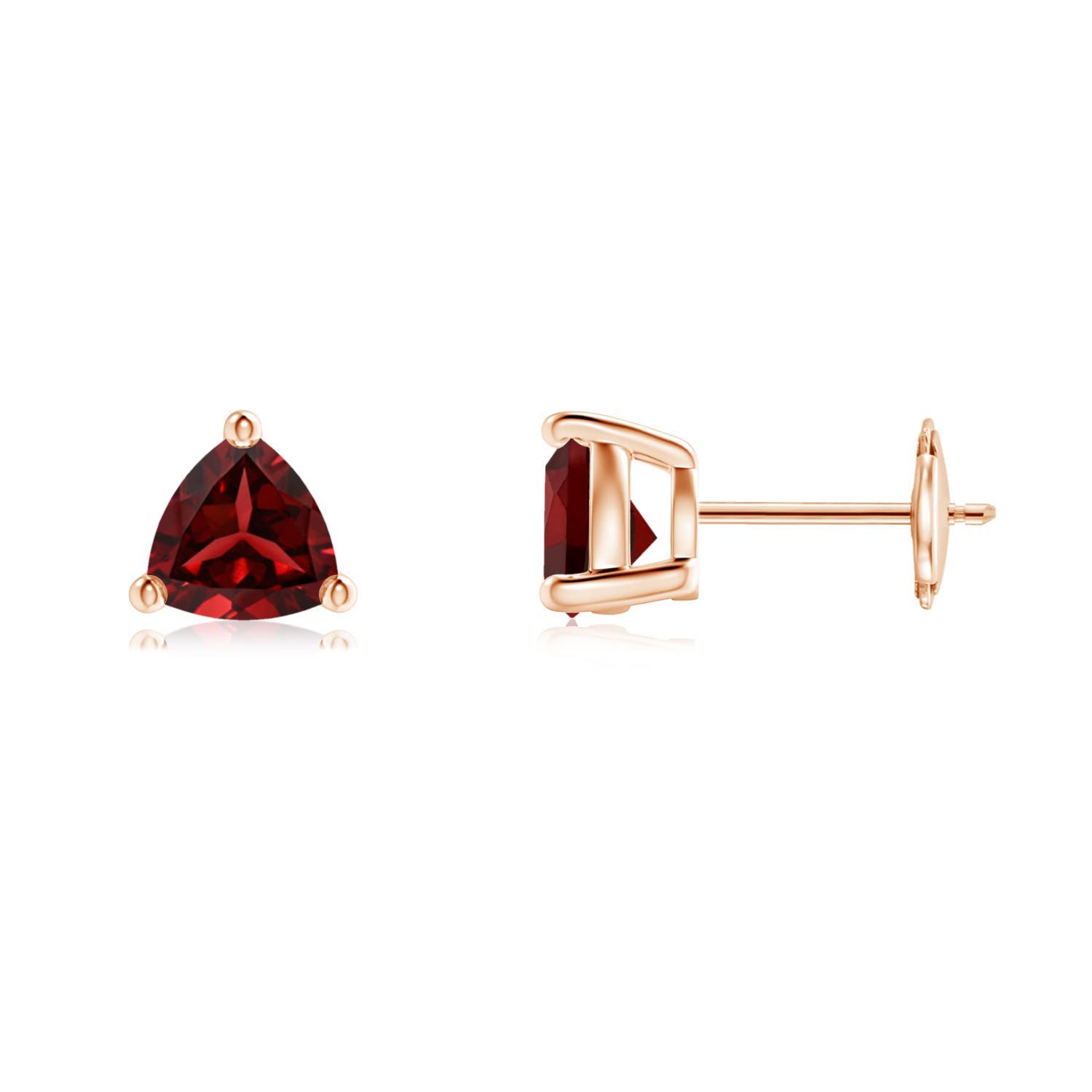 AAAA - Garnet / 1.7 CT / 14 KT Rose Gold