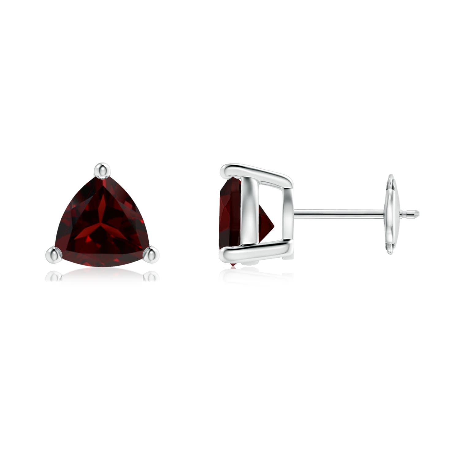 A - Garnet / 2.6 CT / 14 KT White Gold