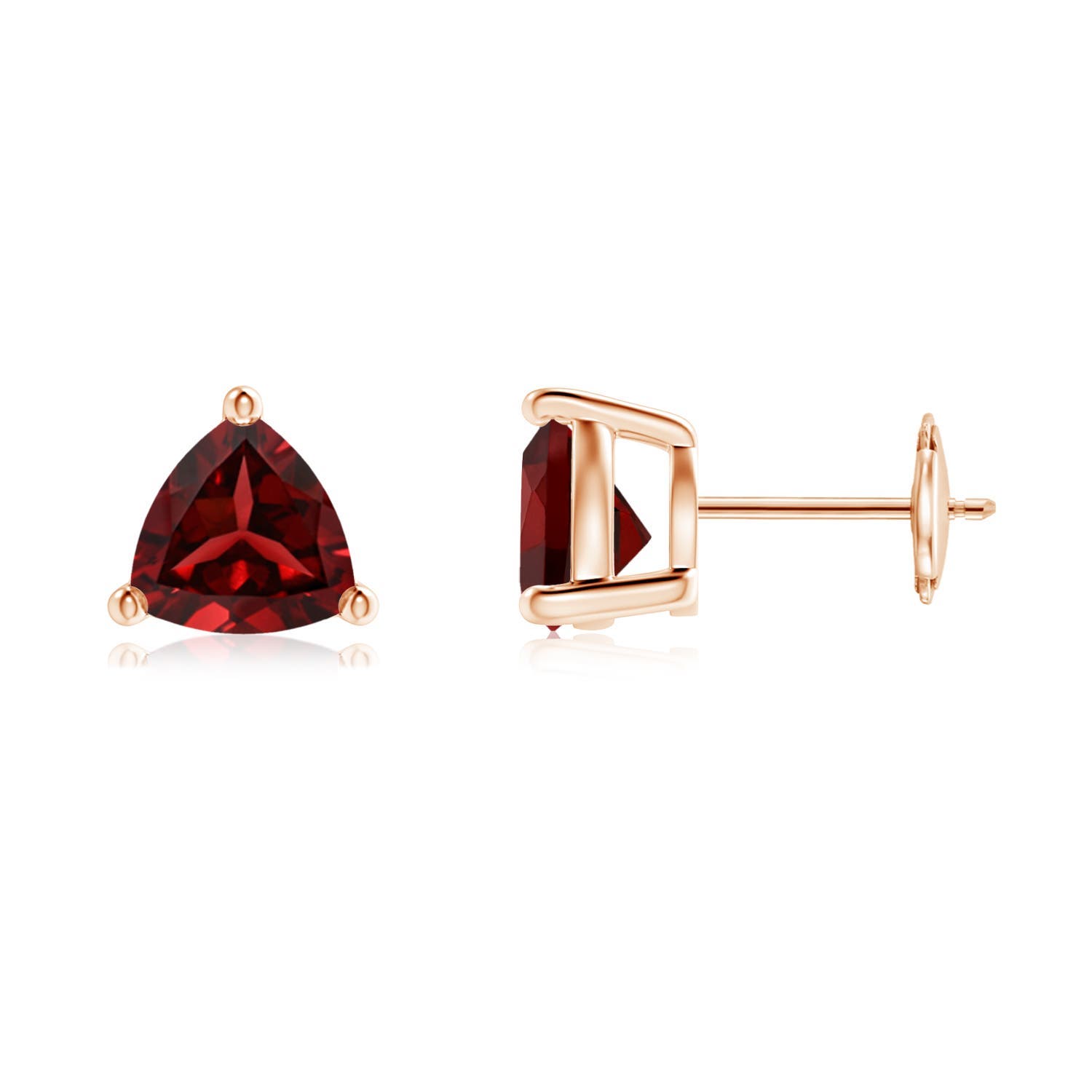 AAAA - Garnet / 2.6 CT / 14 KT Rose Gold