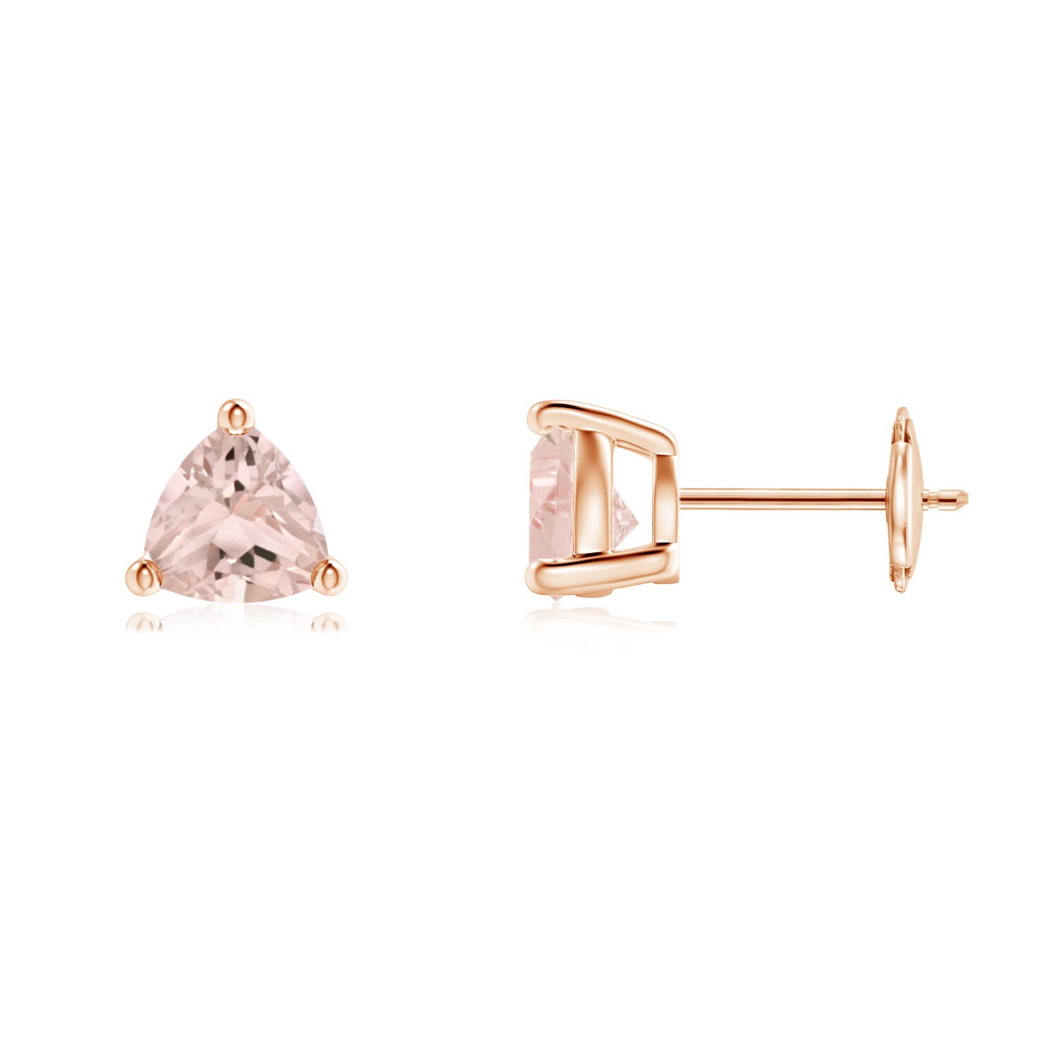 A - Morganite / 1.2 CT / 14 KT Rose Gold