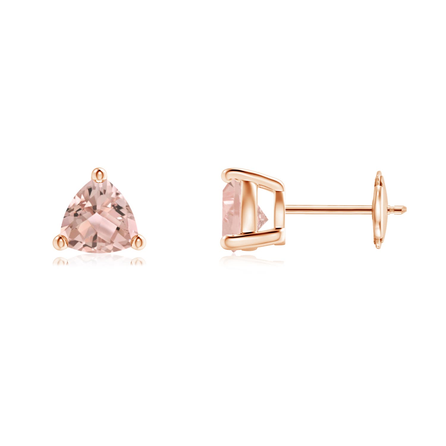 AAA - Morganite / 1.2 CT / 14 KT Rose Gold