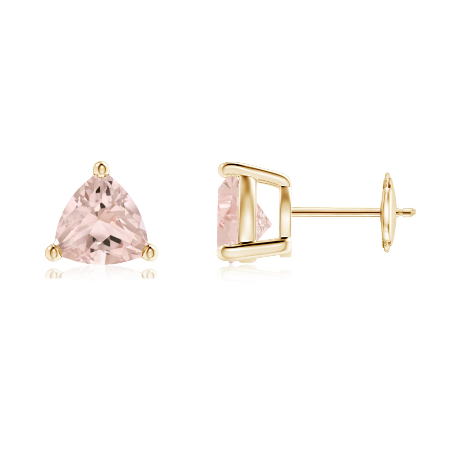 A - Morganite / 1.8 CT / 14 KT Yellow Gold