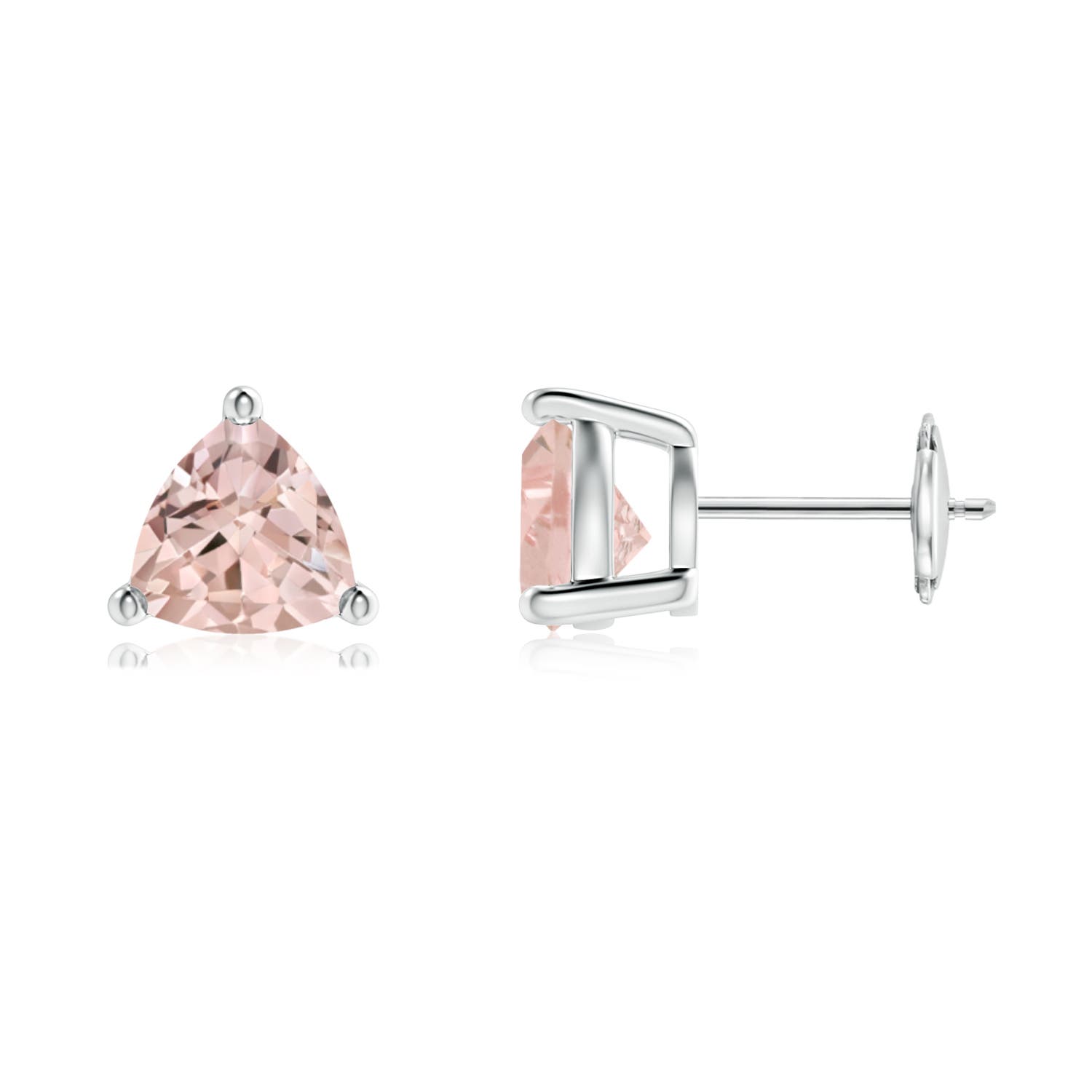 AA - Morganite / 1.8 CT / 14 KT White Gold