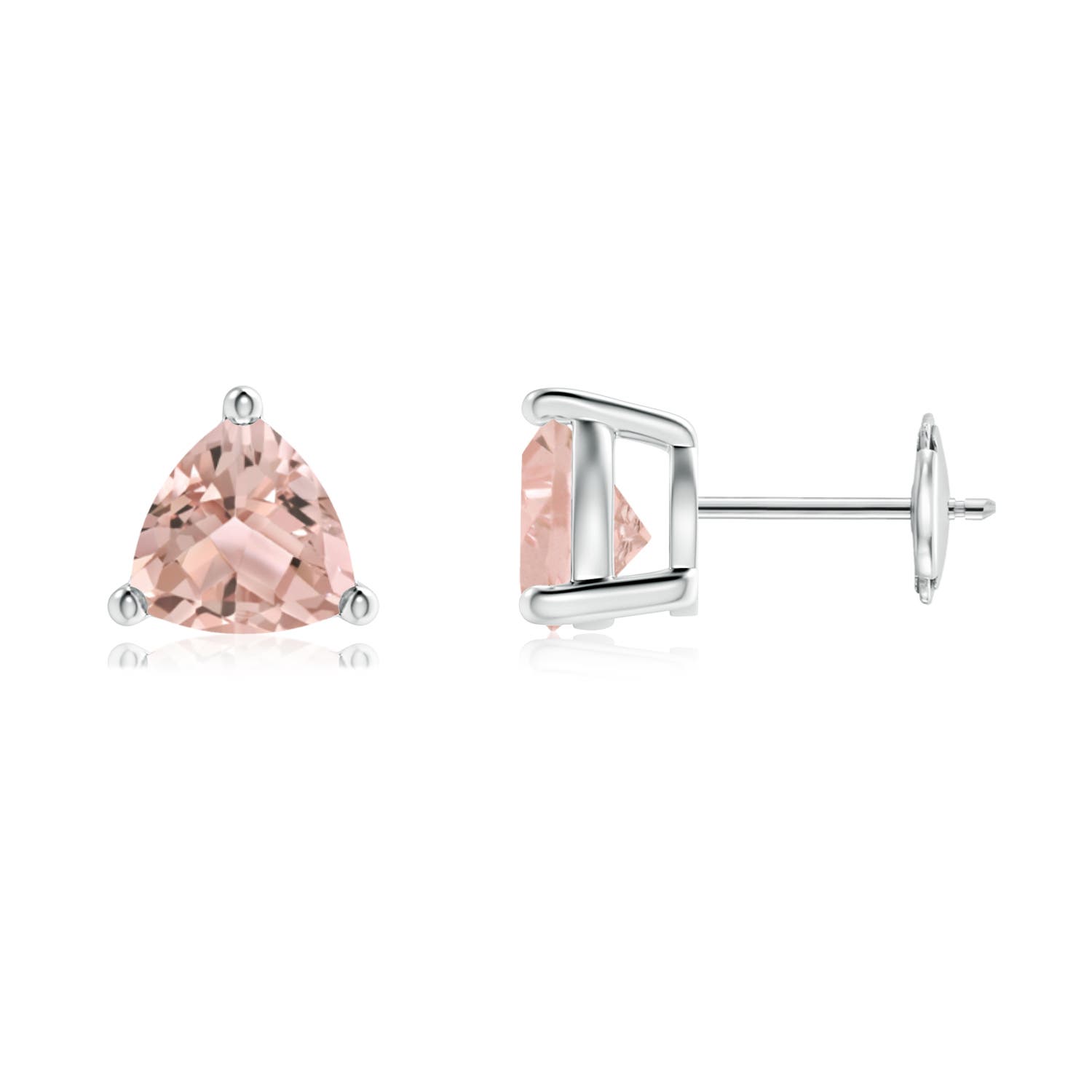 AAA - Morganite / 1.8 CT / 14 KT White Gold