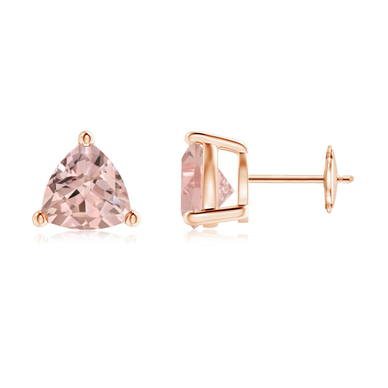 AA - Morganite / 2.7 CT / 14 KT Rose Gold