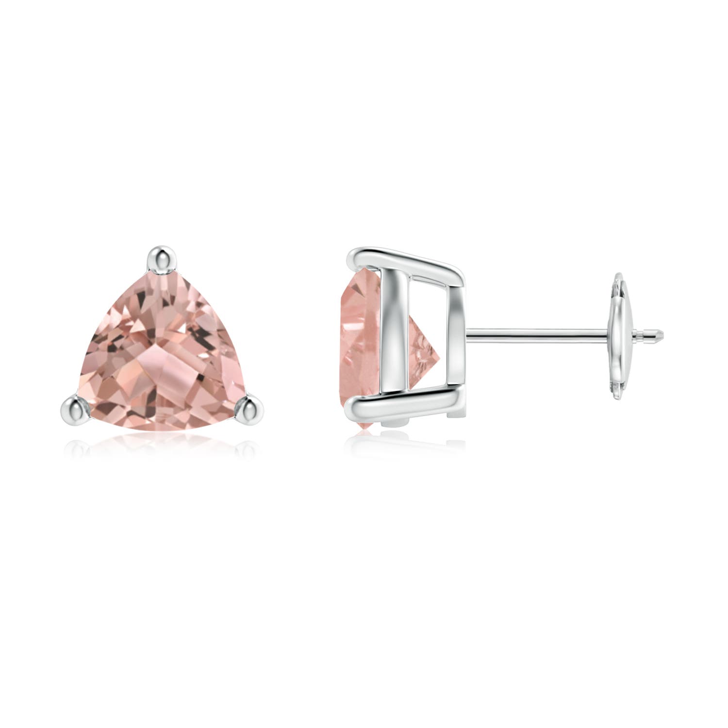 AAA - Morganite / 2.7 CT / 14 KT White Gold