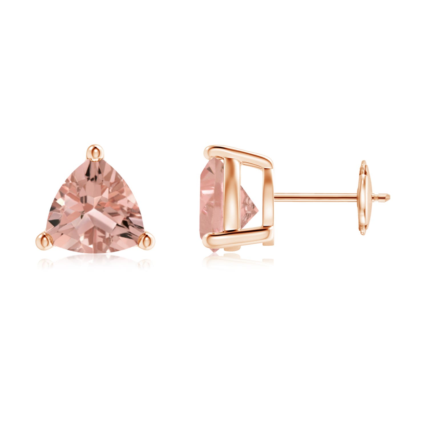 AAAA - Morganite / 2.7 CT / 14 KT Rose Gold