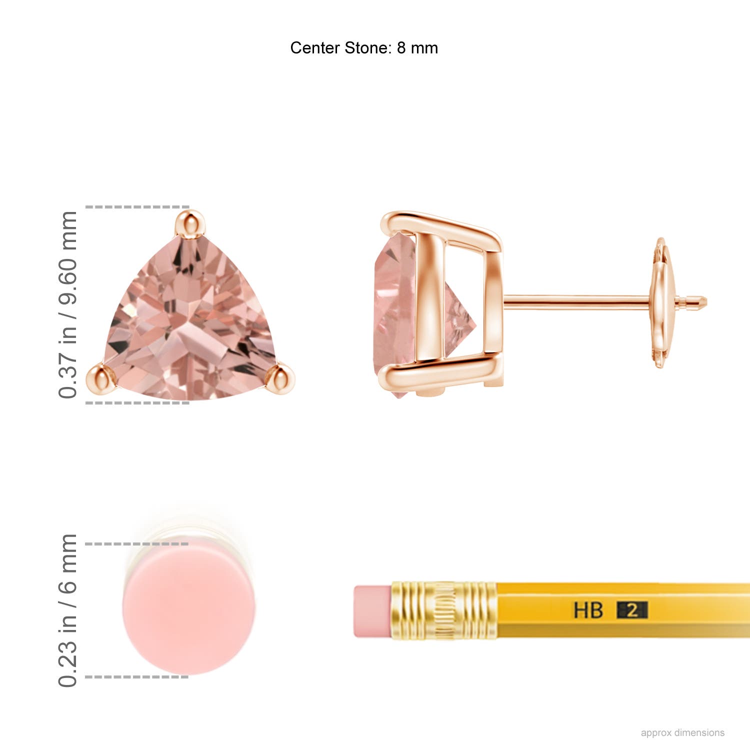 AAAA - Morganite / 2.7 CT / 14 KT Rose Gold