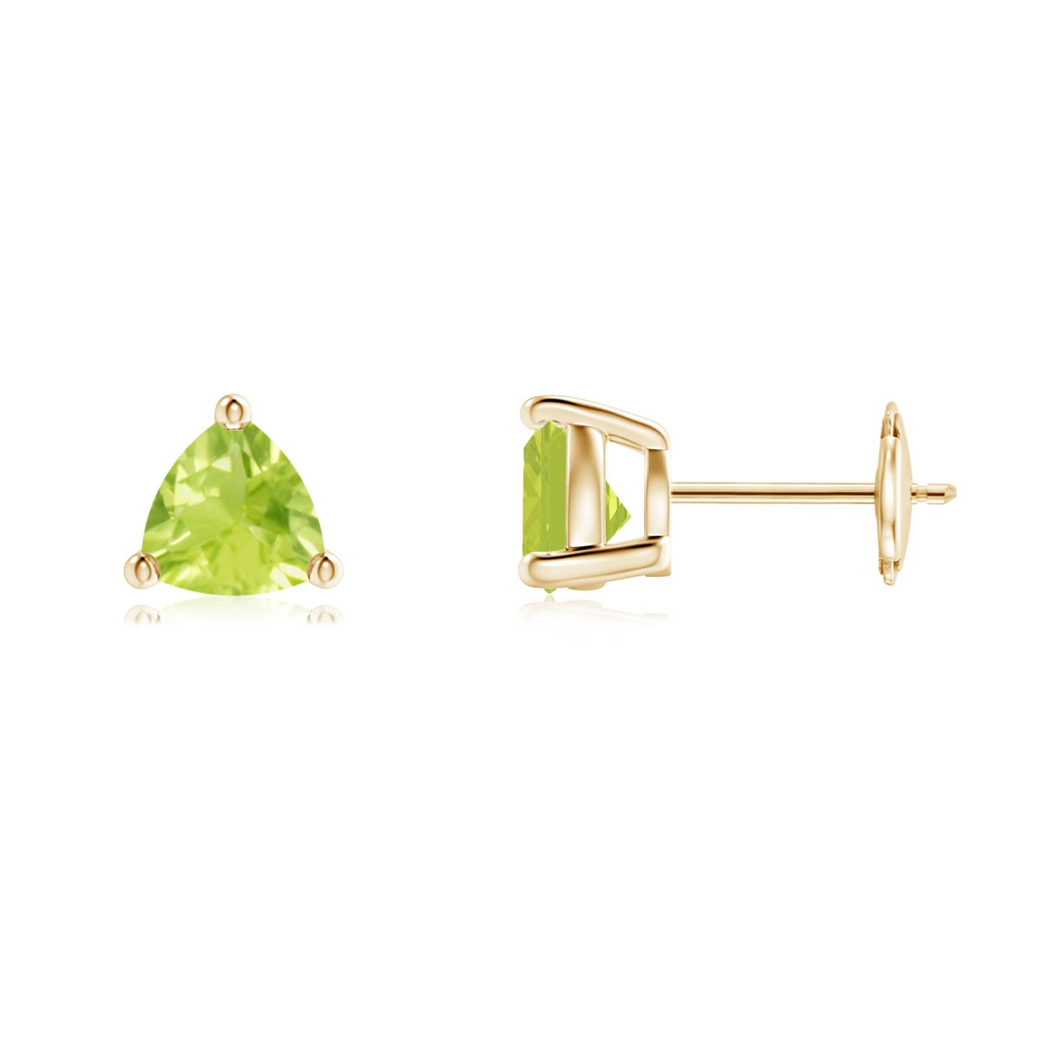 A - Peridot / 1.4 CT / 14 KT Yellow Gold