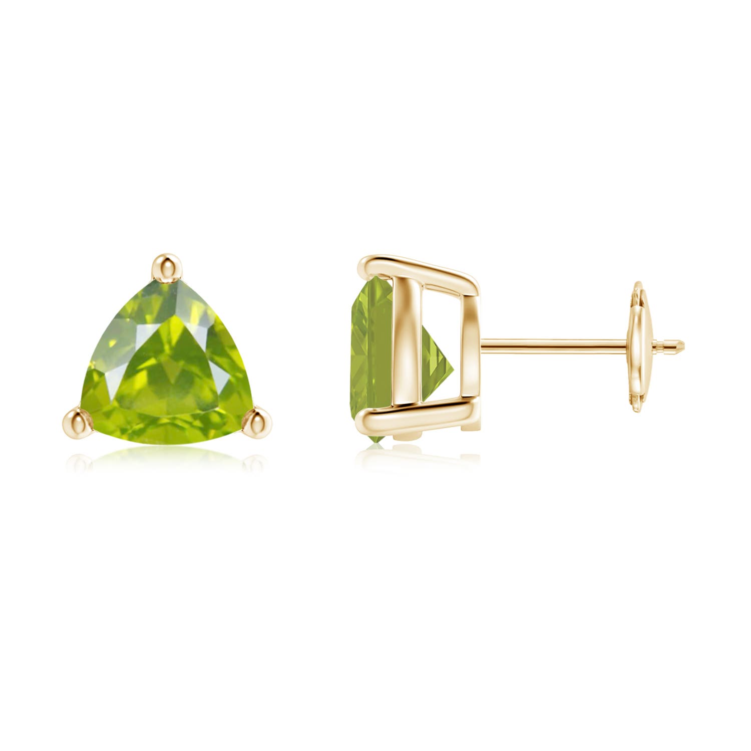 AA - Peridot / 3.8 CT / 14 KT Yellow Gold