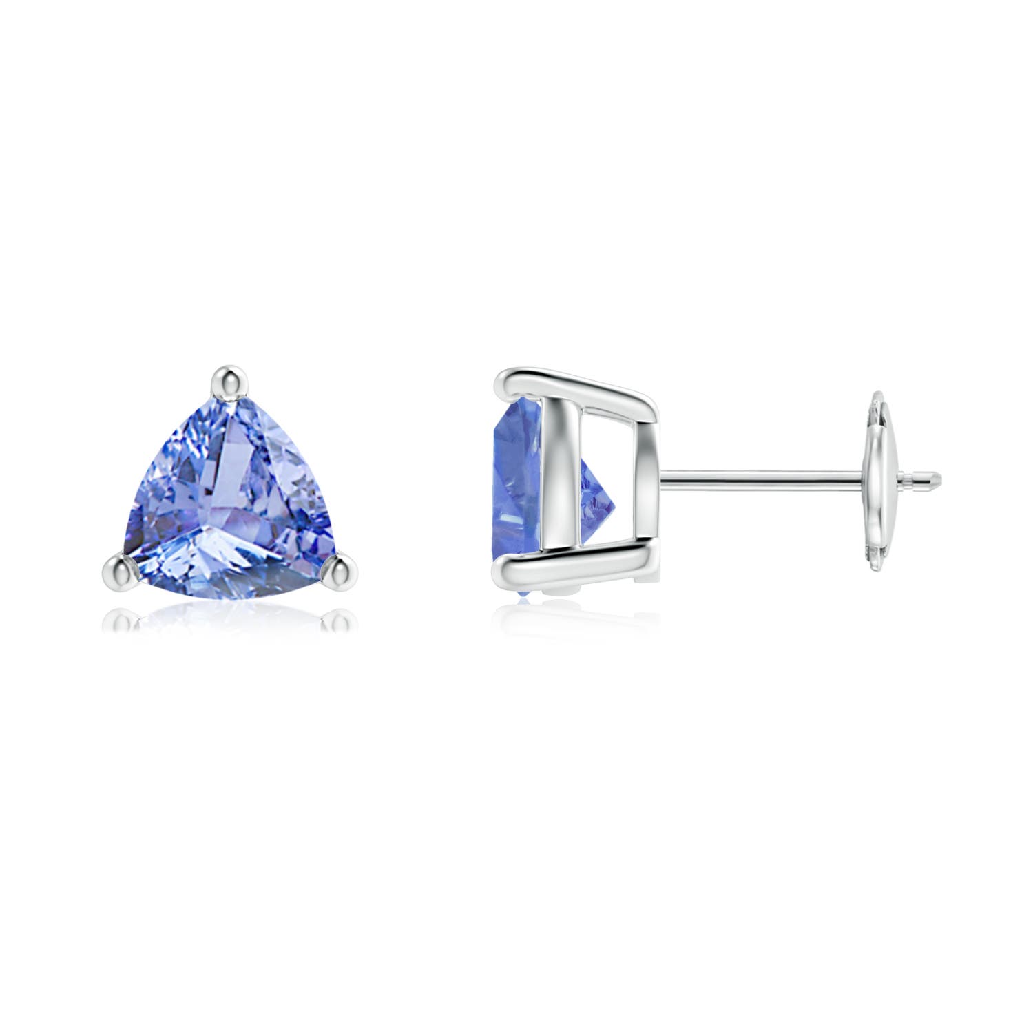 A - Tanzanite / 2.4 CT / 14 KT White Gold