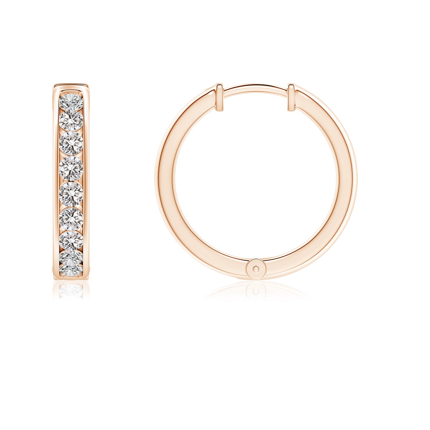 I-J, I1-I2 / 0.51 CT / 14 KT Rose Gold